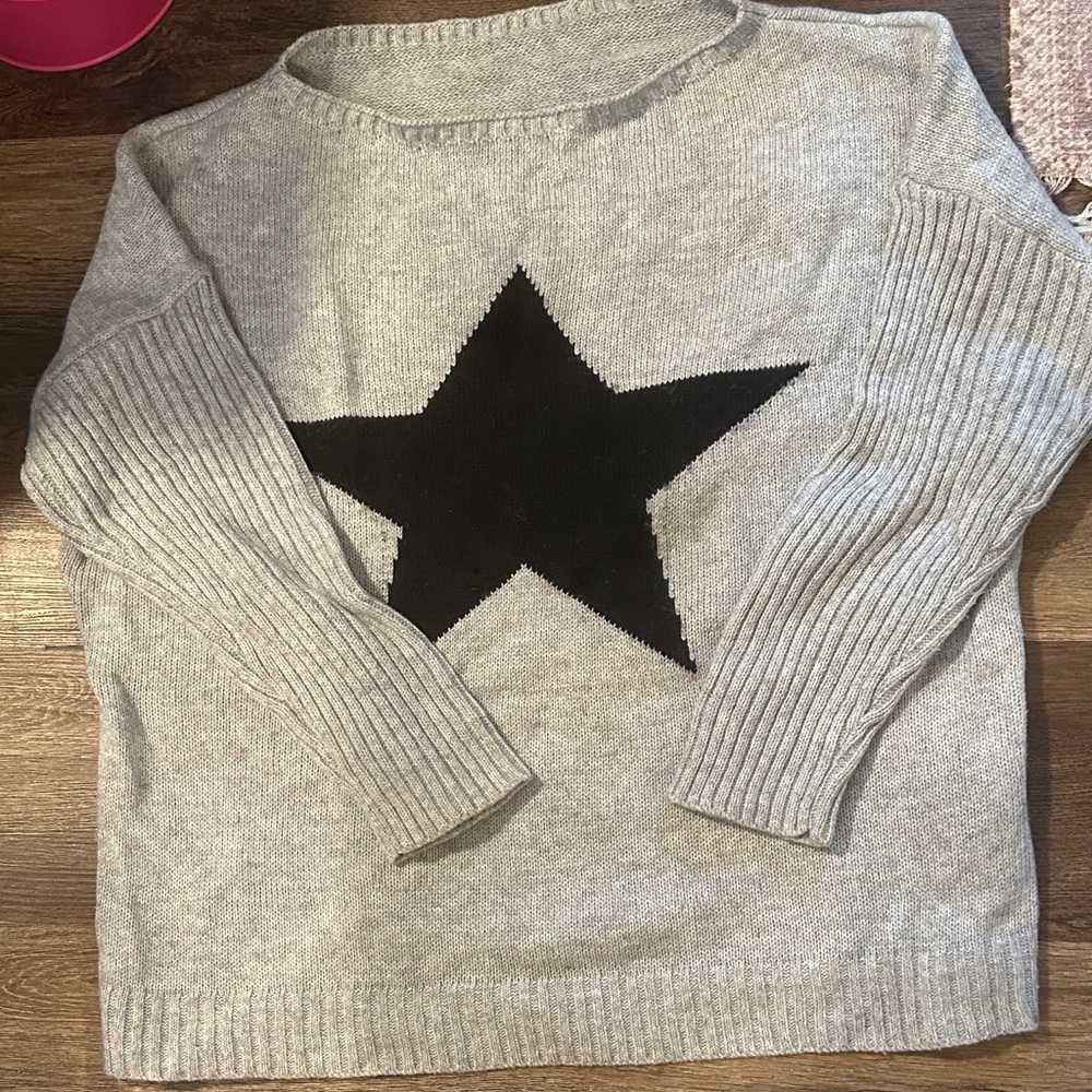 Gray Star Sweater